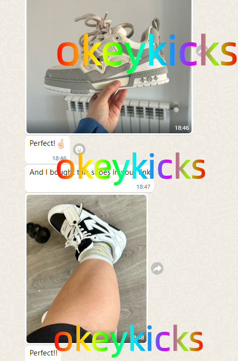 Verified OkeyKicks customer feedback screenshot